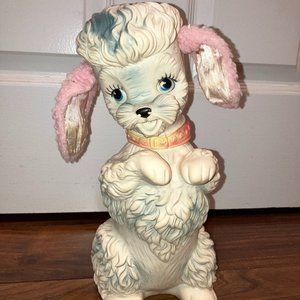 Vintage Edward Mobley Co. 1962  pink poodle toy